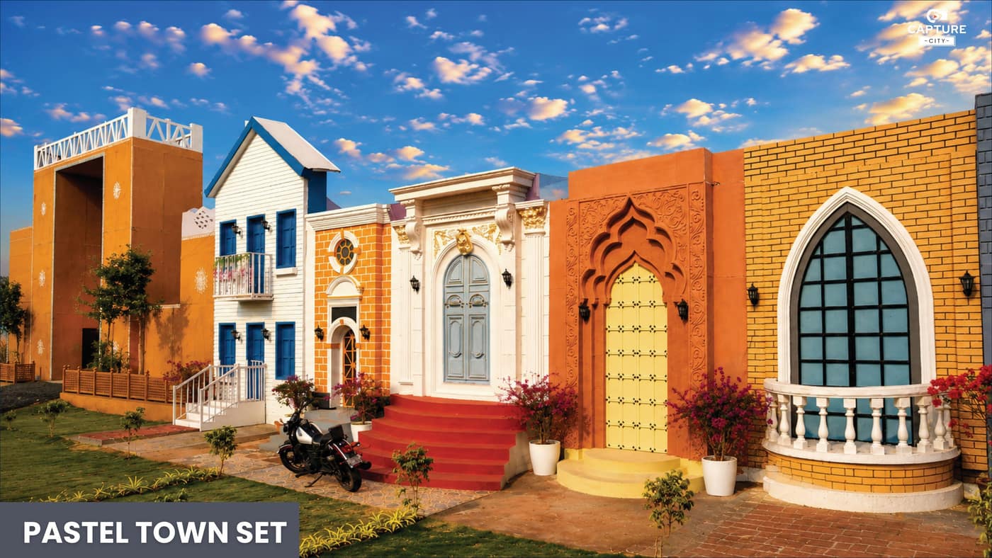 Pastel Town Set